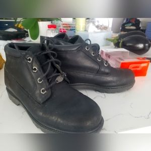 Timberland black ankle boots